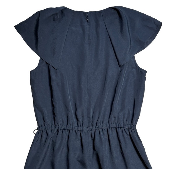 Kate Spade Black Embroidered Lace Yoke Ankle Length Jumpsuit Women’s US M - Picture 7 of 8